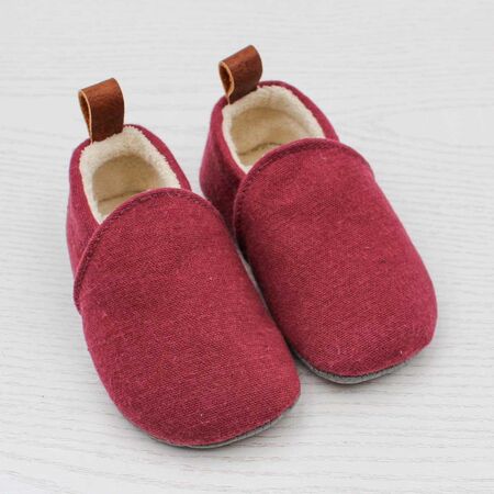 POLOLO Kinder Schuhe Uni Textil Organic