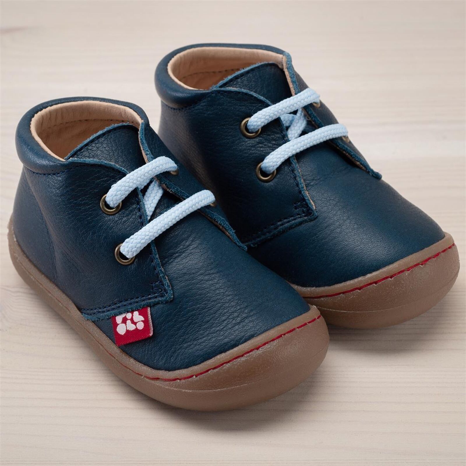 POLOLO Kinder Barfuschuhe Juan Blau 27