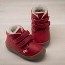 POLOLO Kinder Schuhe Nino Wollfutter Rot 22