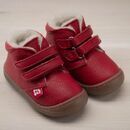 POLOLO Kinderschuh Nino Wollfutter Rot 24