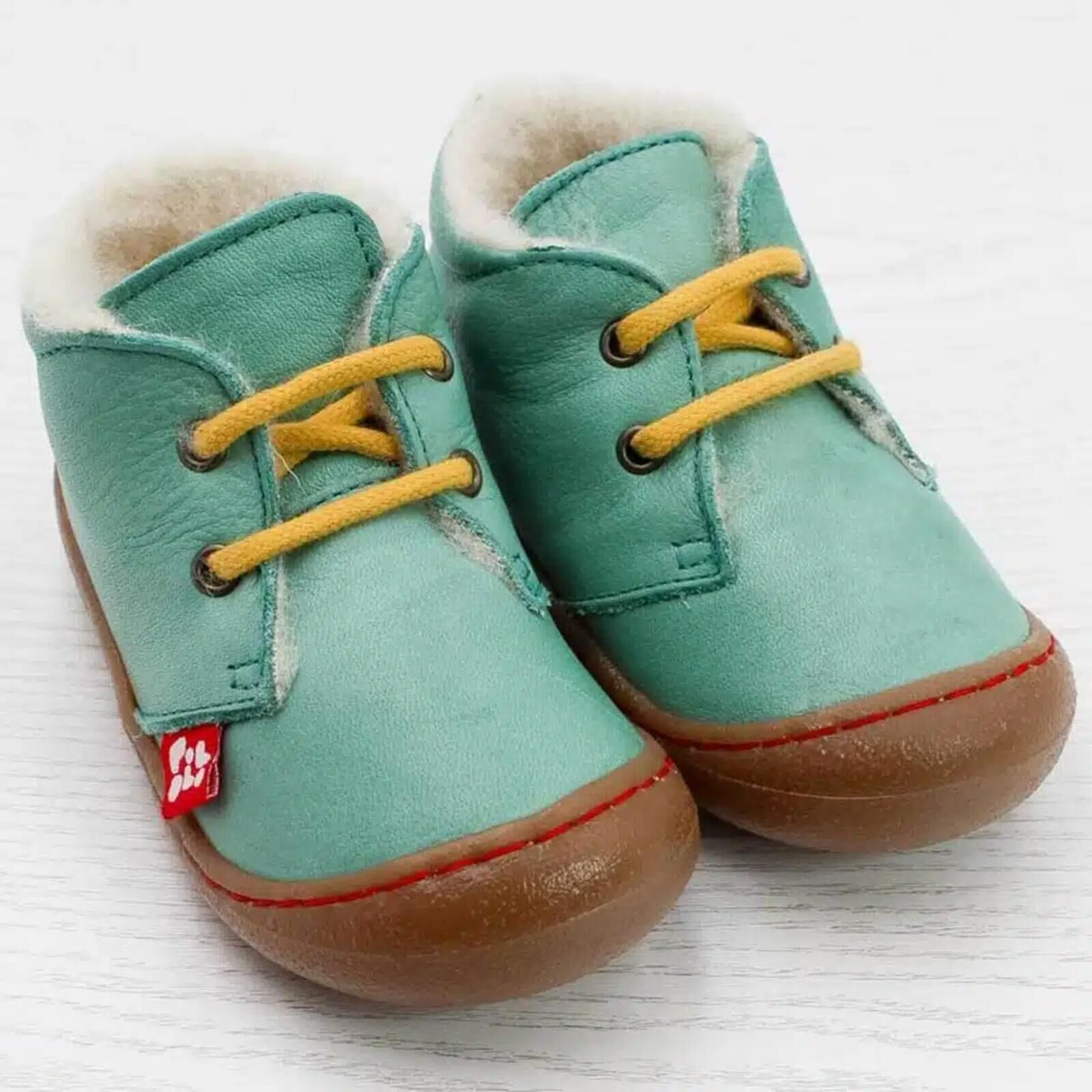 POLOLO Kinderschuh Juan Wollfutter Grn 26