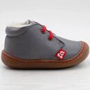 POLOLO Kinderschuh Juan Wollfutter Grau 27