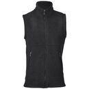 ENGEL Herren Weste Wollfleece schwarz melange 54/56