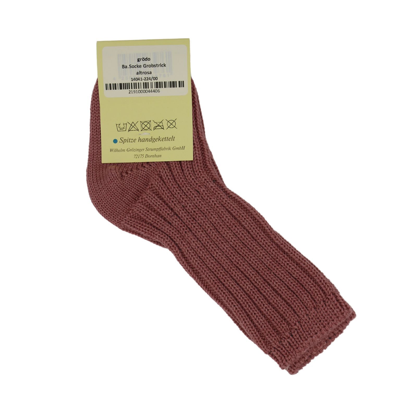 Grdo Baby Socke Wolle altrosa 80-86