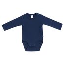 Leela Cotton Baby Body langarm indigo