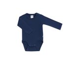 Leela Cotton Baby Body langarm indigo