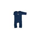 Lilano Baby Anzug mit Beinumschlag Wolle/Seide marine 92