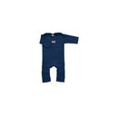 Lilano Baby Anzug mit Beinumschlag Wolle/Seide marine 98