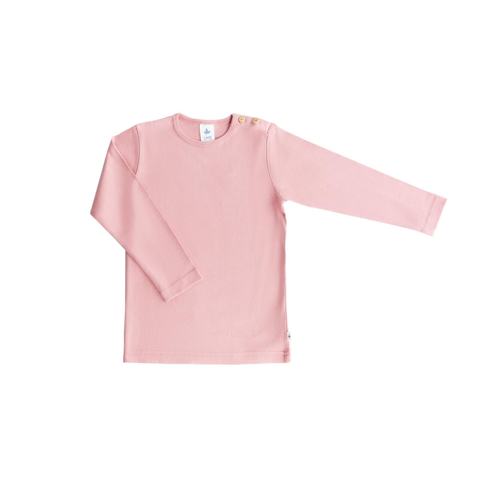 LeelaCotton Baby/Kinder Langarmshirt altrosa 74/80