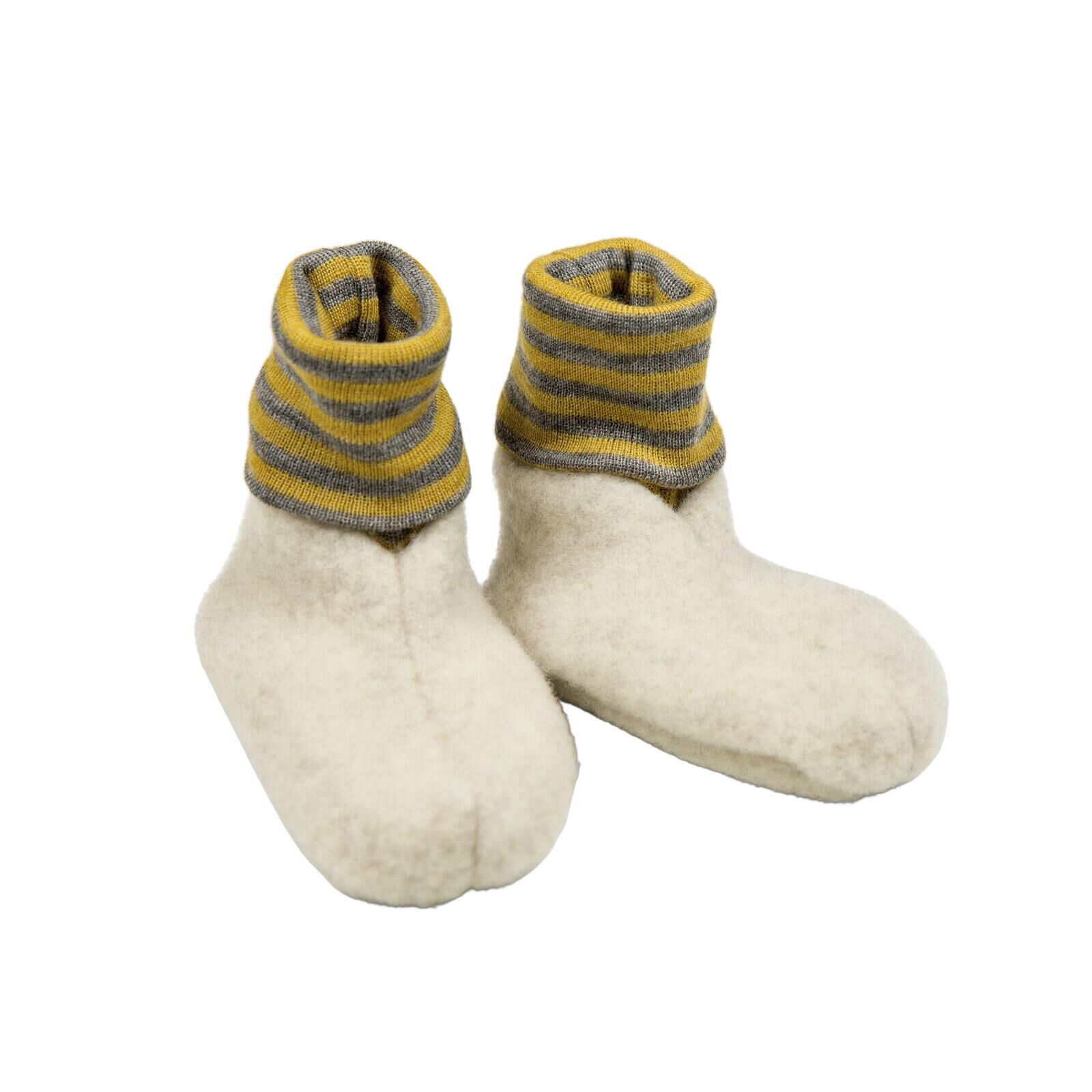 Pickapooh Baby Schuhe Sox Wollfleece natur melange 2