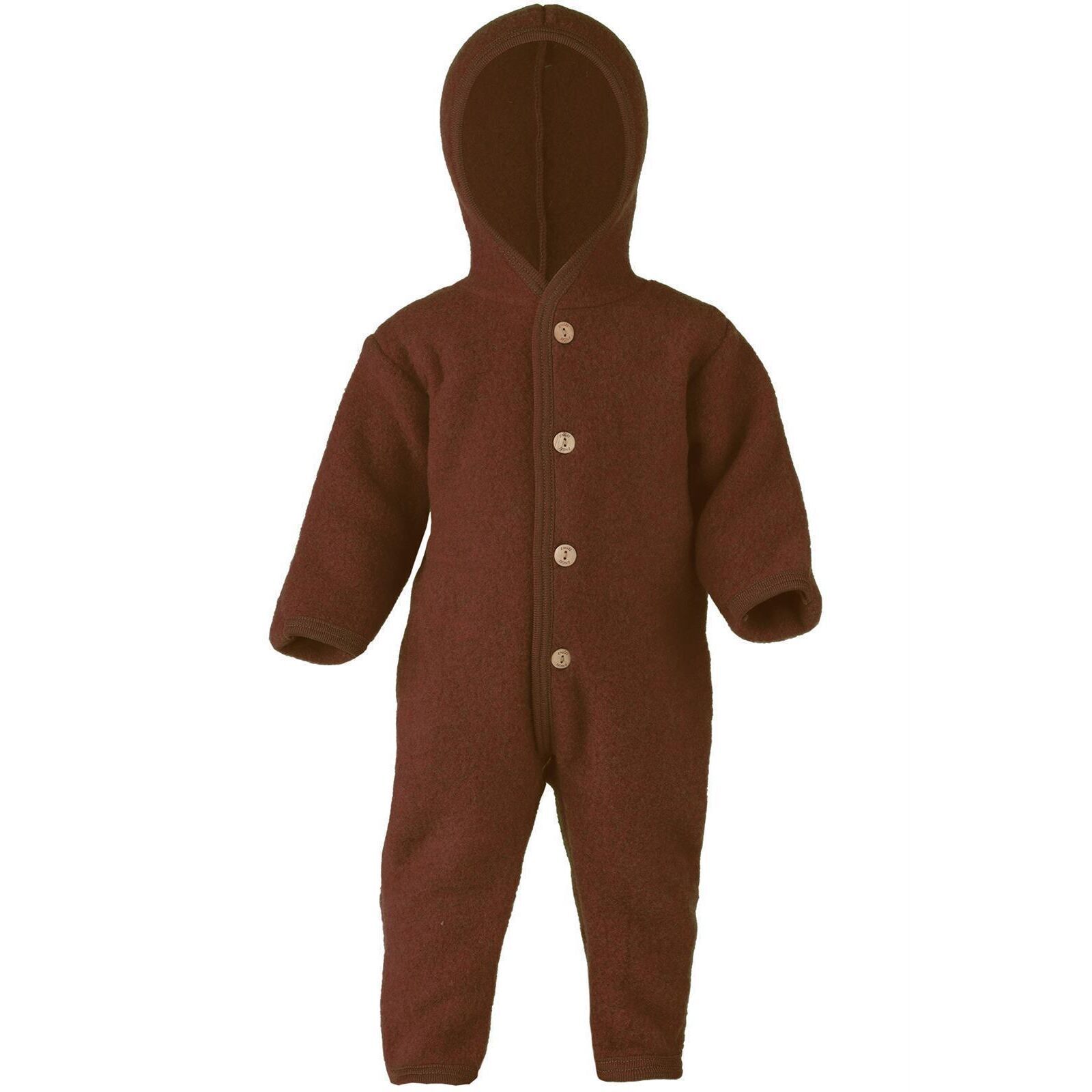 ENGEL Baby Overall Wollfleece zimt melange 86/92