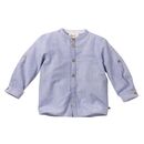 People Wear Organic Baby Hemd blau melange 74/80