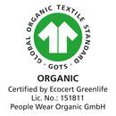 People Wear Organic Baby Hemd blau melange 74/80