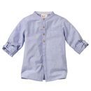 People Wear Organic Kinder Hemd blau melange 140