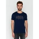 T-Shirt Guide Bike Watercolour Navy von GREENBOMB