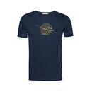 T-Shirt Guide Nature Seagull Sun Navy von GREENBOMB