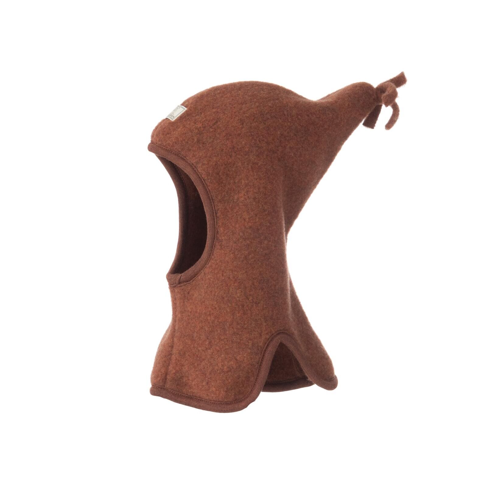 Pickapooh Kinder Mtze Mara Wollfleece red wood 56