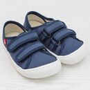 POLOLO Kinder Schuhe Barfu Sneaker Cotton blau 29