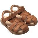 POLOLO Kinder Schuhe Sandale Trekking hellbraun 34