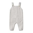 puri organic Baby Latzhose Perlfangstrick