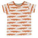 Short sleeve T-shirt (AOP) crocs - orange 6-7y (122)