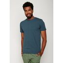 GREENBOMB Herren T-Shirt BASIC Guide blue stone
