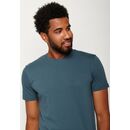 GREENBOMB Herren T-Shirt BASIC Guide blue stone XL
