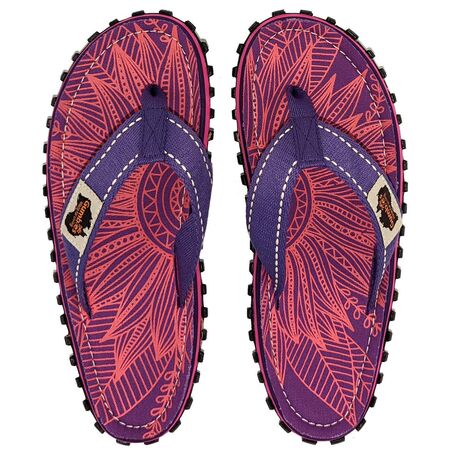 Zehentreter Original Purple Sunflower von Gumbies