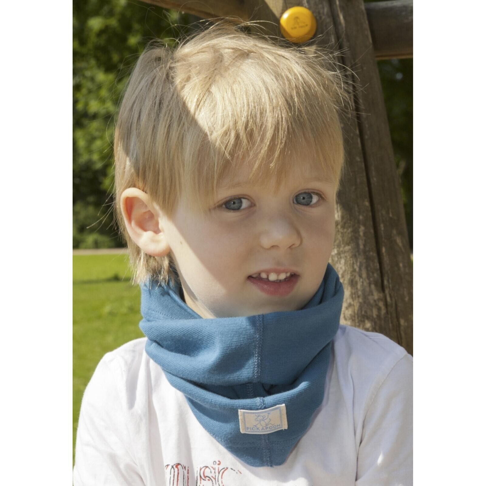 Pickapooh Schal Strunzl Baumwolle ocean 1