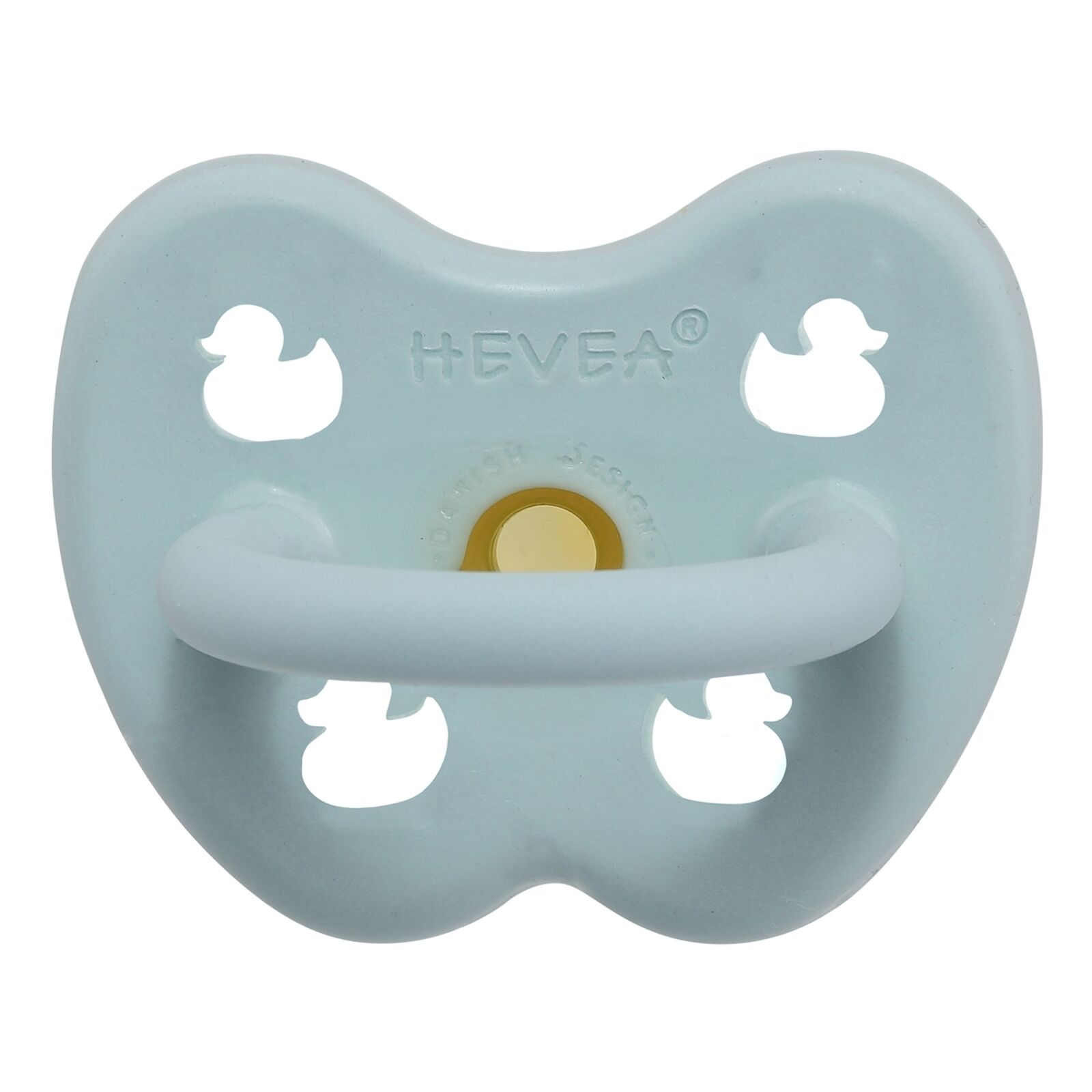 HEVEA Schnuller Baby Blue rund 0-3M