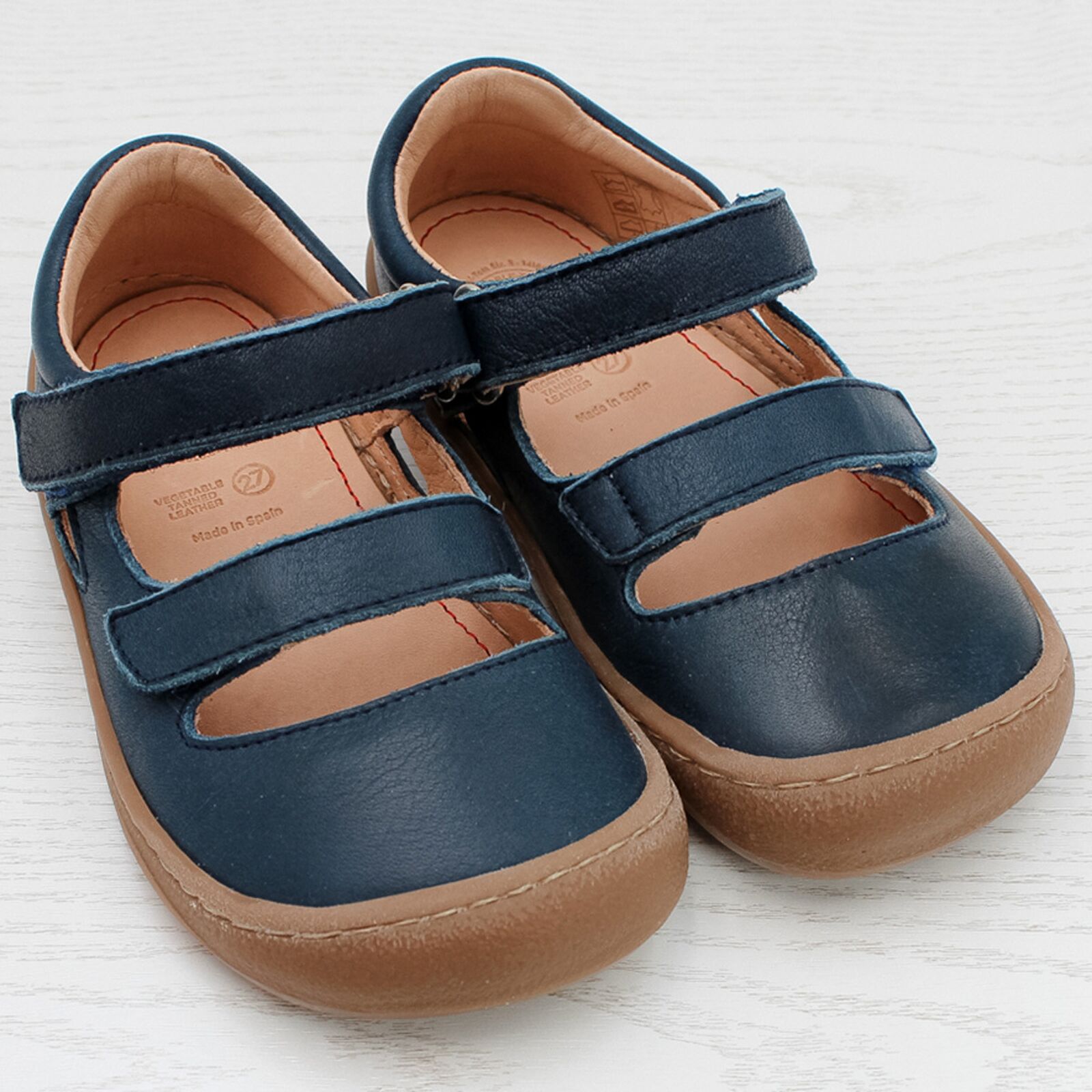 POLOLO Kinder Schuhe Barfusandale Mare blau 28