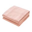 biobaby Baby Moltondecke 2er-Pack rose