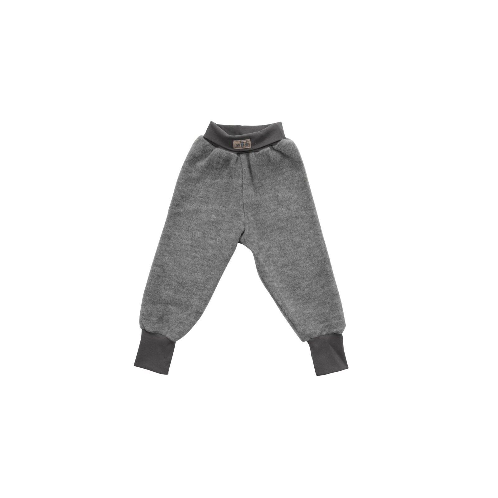 Lilano Baby Nabelbundhose mit Bndchen uni hellgrau 116