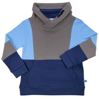 ENFANT TERRIBLE Sweatshirt Blockstreifen in blau/graphit