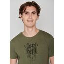 T-Shirt Spice Bike Sketch in dirty olive von GREENBOMB