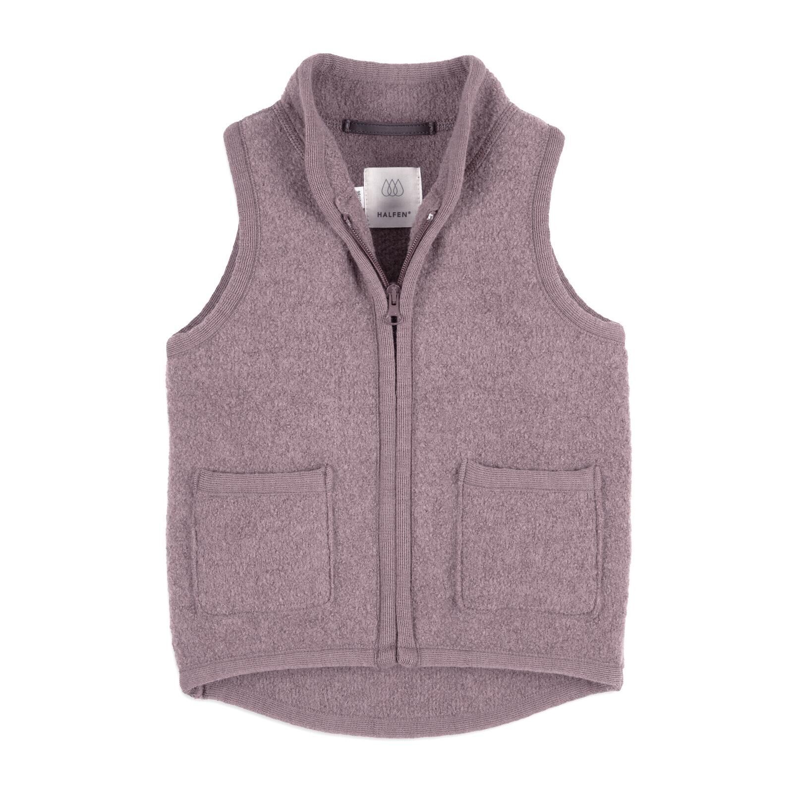 HALFEN Kinder Weste Walk mauve 110/116