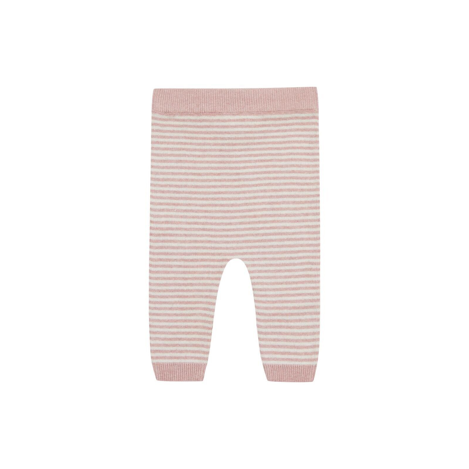 puri organic Strickhose Ringel 74/80 in rose