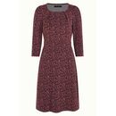 King Louie Damen Kleid Mona rot/blau gemustert S