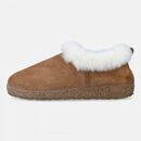 HAFLINGER Damen Hausschuh Iceland Lammfell braun 36