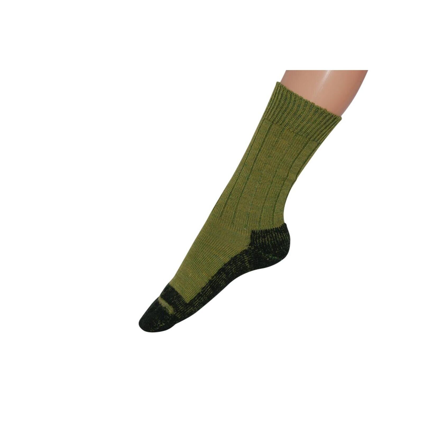 Hirsch Natur Herren Trekkingsocke maigrn/tanne 38-39