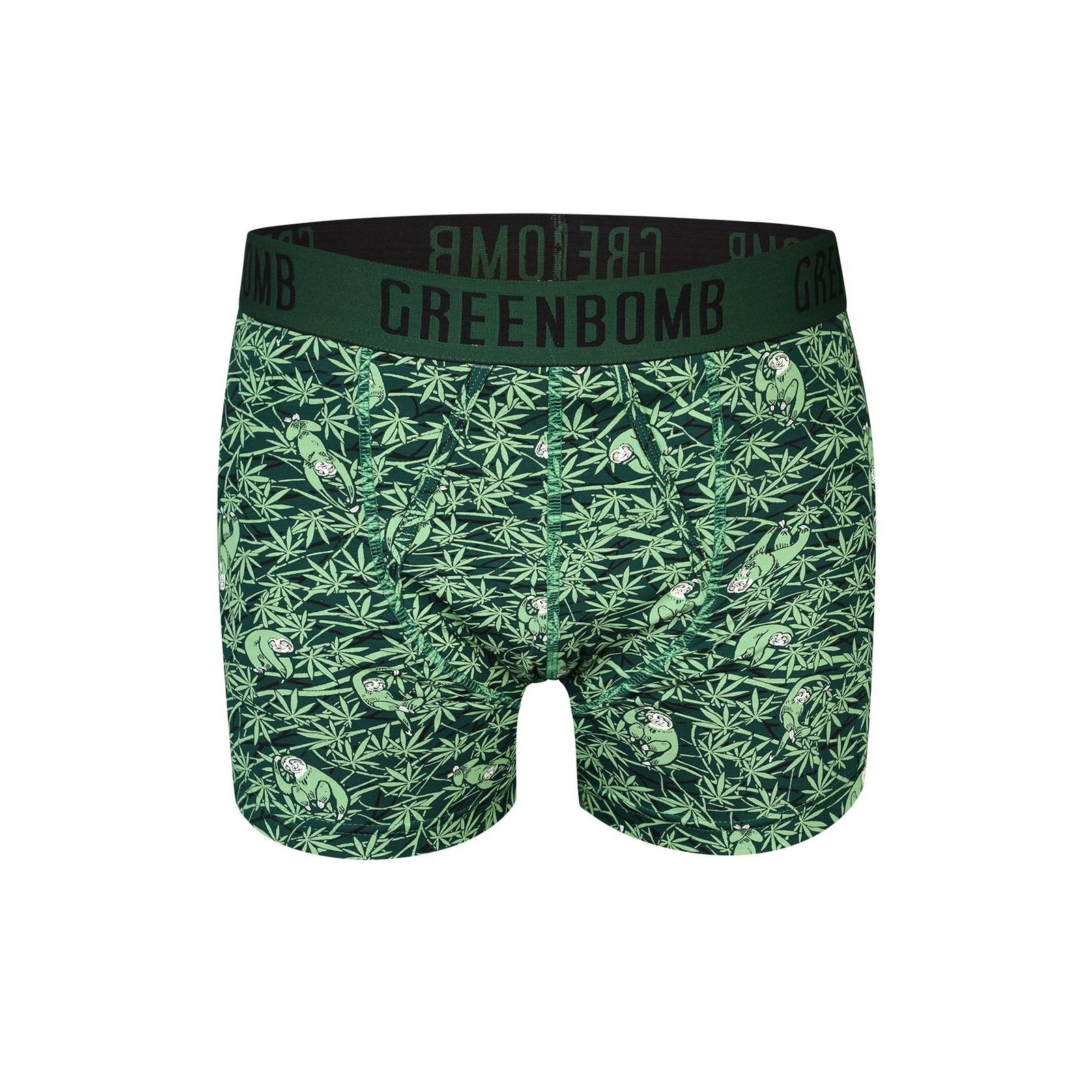 GREENBOMB HerreTrunk Animal Sloth Weed Dark Green