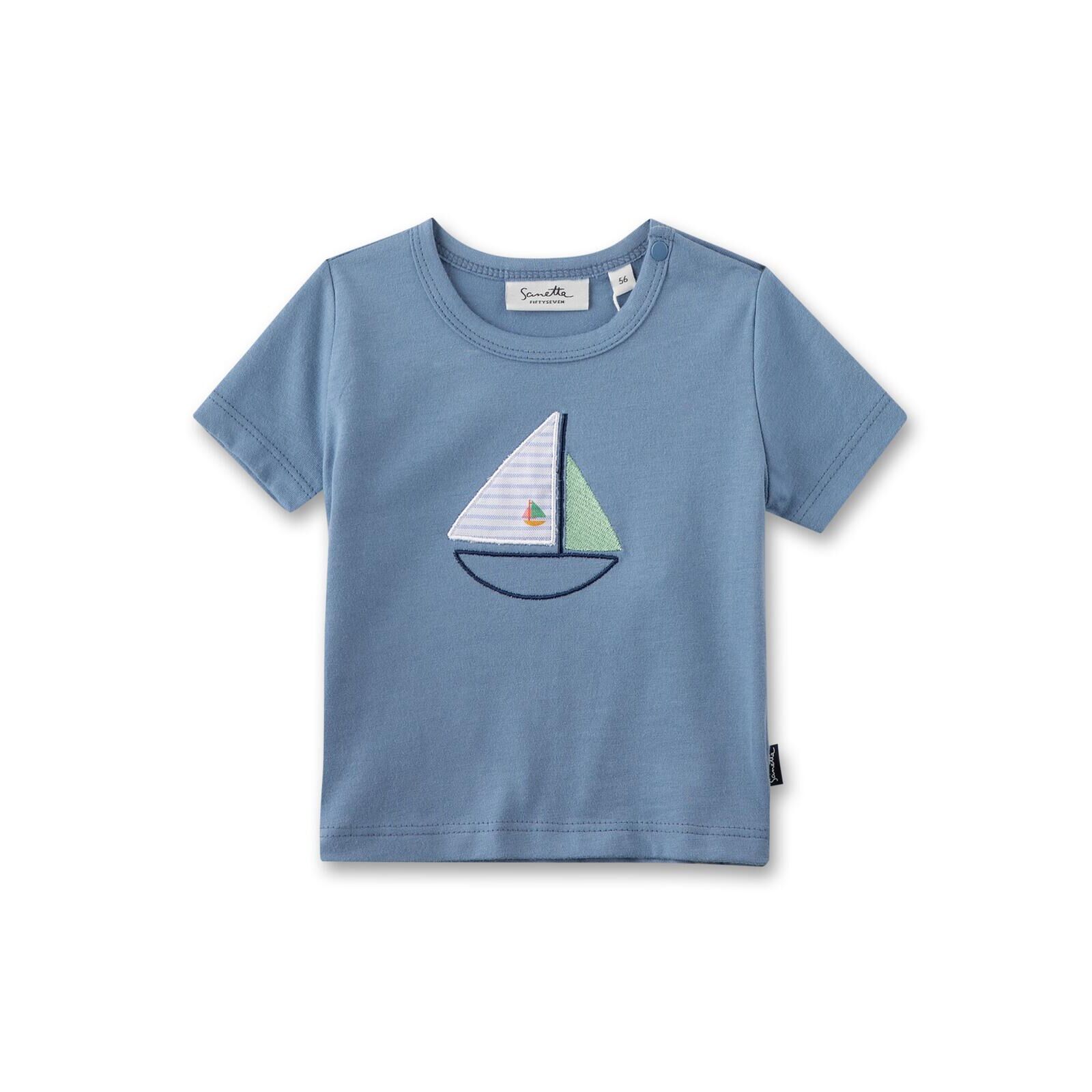Sanetta PURE Baby/Kinder T-Shirt Segelboot