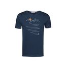 GREENBOMB Herren T-Shirt BIKE PATH Guide navy