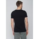 GREENBOMB Herren T-Shirt BIKE SUNSET STRIPES Spice black