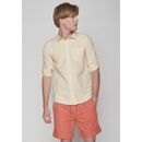 GREENBOMB Herren Hemd Proud creme white S