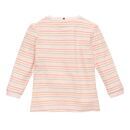 People Wear Organic Kinder Schlafanzug Frottee bunt geringelt rosa