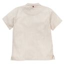 People Wear Organic Kinder Kurzarm-Hemd sand gestreift 122/128