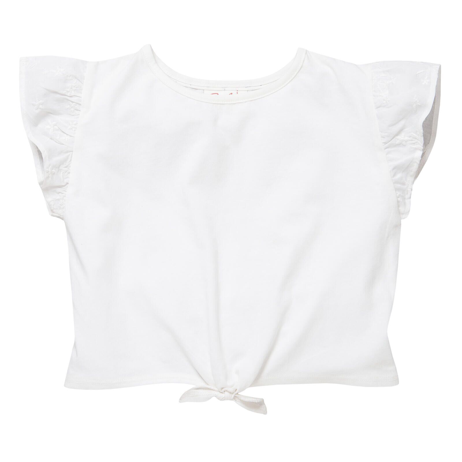 People Wear Organic Kinder Kurzarm-Shirt wei 110/116