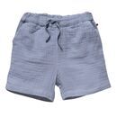 People Wear Organic Kinder Musselin-Shorts taubenblau 122/128