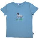 ENFANT TERRIBLE Kinder T-Shirt mit Pferdedruck jade